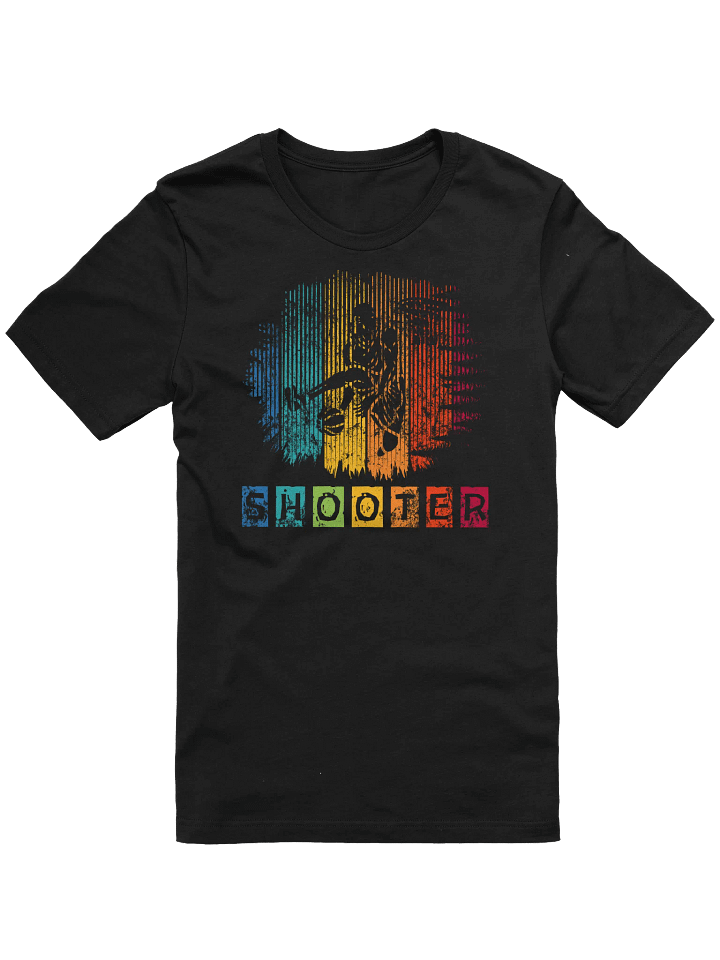 Retro 90s Shooter T-Shirt – Vintage Basketball Design for Hoops Fans & Streetball Culture product image (5)