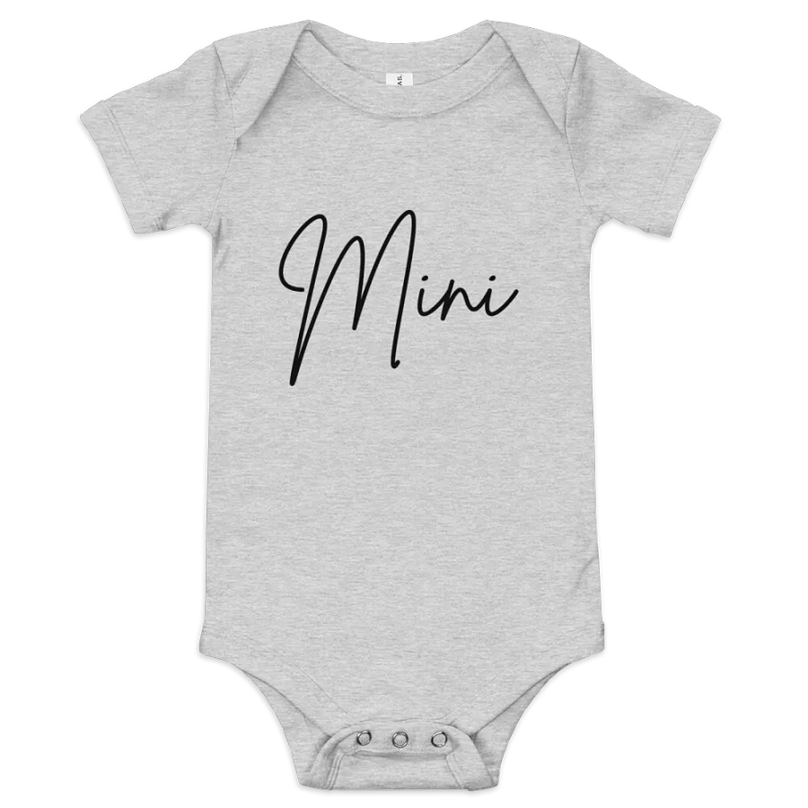 Mamma and mini matching unisex onesie product image (2)