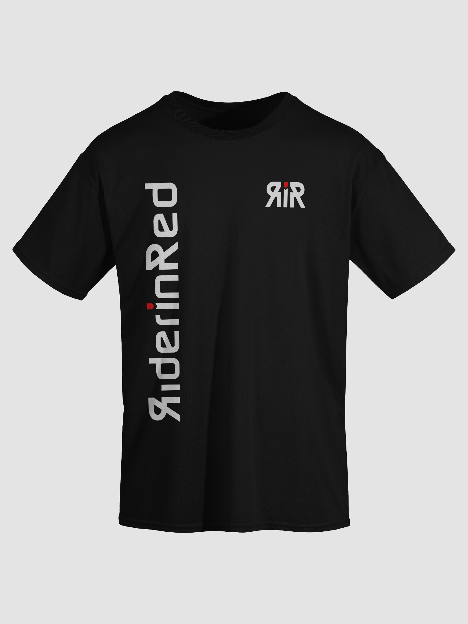 Rider in Red Unisex T-shirt Black product image (3)