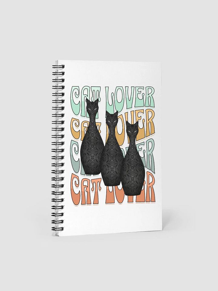 Cat Lover Whimsical Spiral Notebook product image (1)