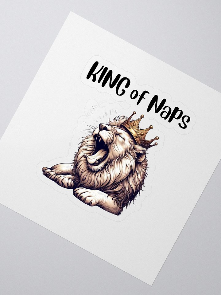 Royal Roar Lion Crown Sticker product image (2)