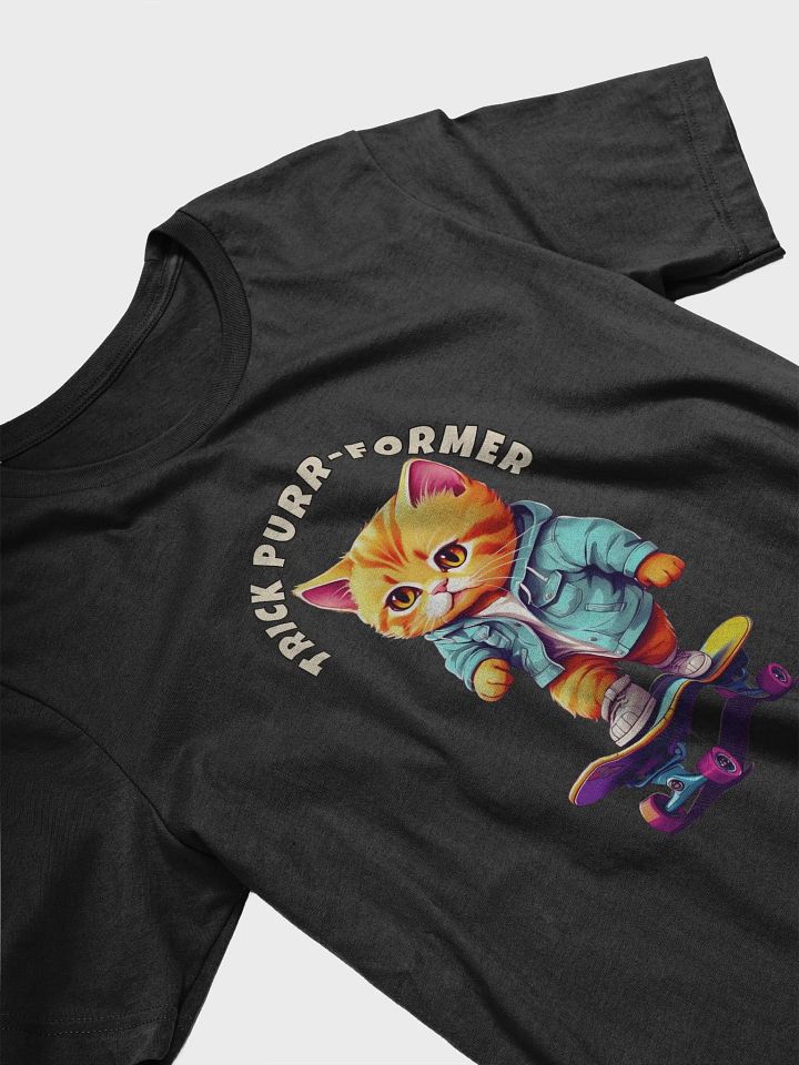 Novelty Graphic T Shirt | Trick Purr-Former product image (2)