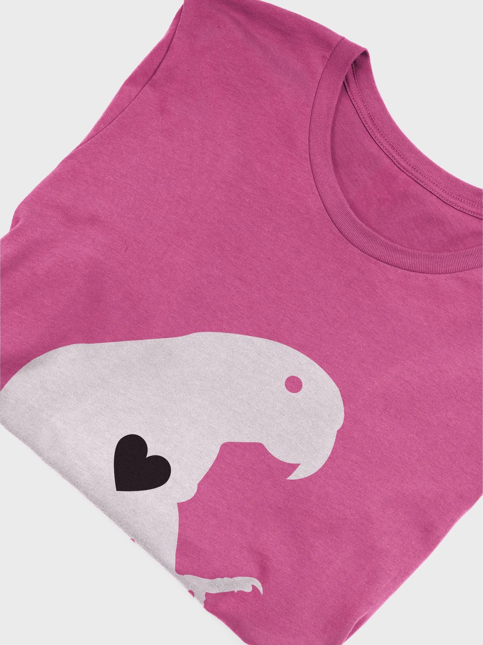 African grey parrot silhouette with heart T-Shirt product image (3)