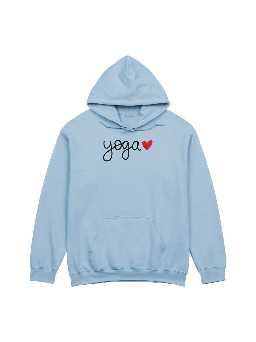 Yoga Heart Hoodie - Cozy Wear for Yoga Aficionados product image (1)