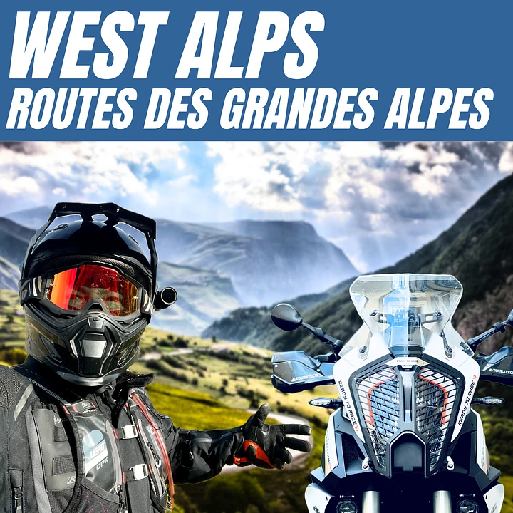 8-DAY WEST ALPS CHALLENGE – TOP HIGHLIGHTS, 2000 KM, Tour Book & GPX Data product image (1)