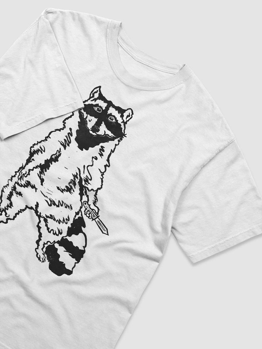 Chill Racoon Hand-Cut Lithograph Tee product image (3)