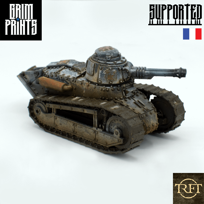 Grim FT-17 Light Tank STLs product image (1)