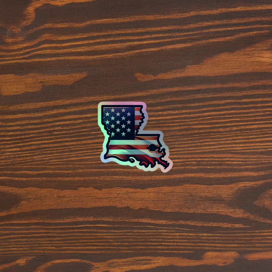 Louisiana Pride Holographic Sticker Sheet product image (3)