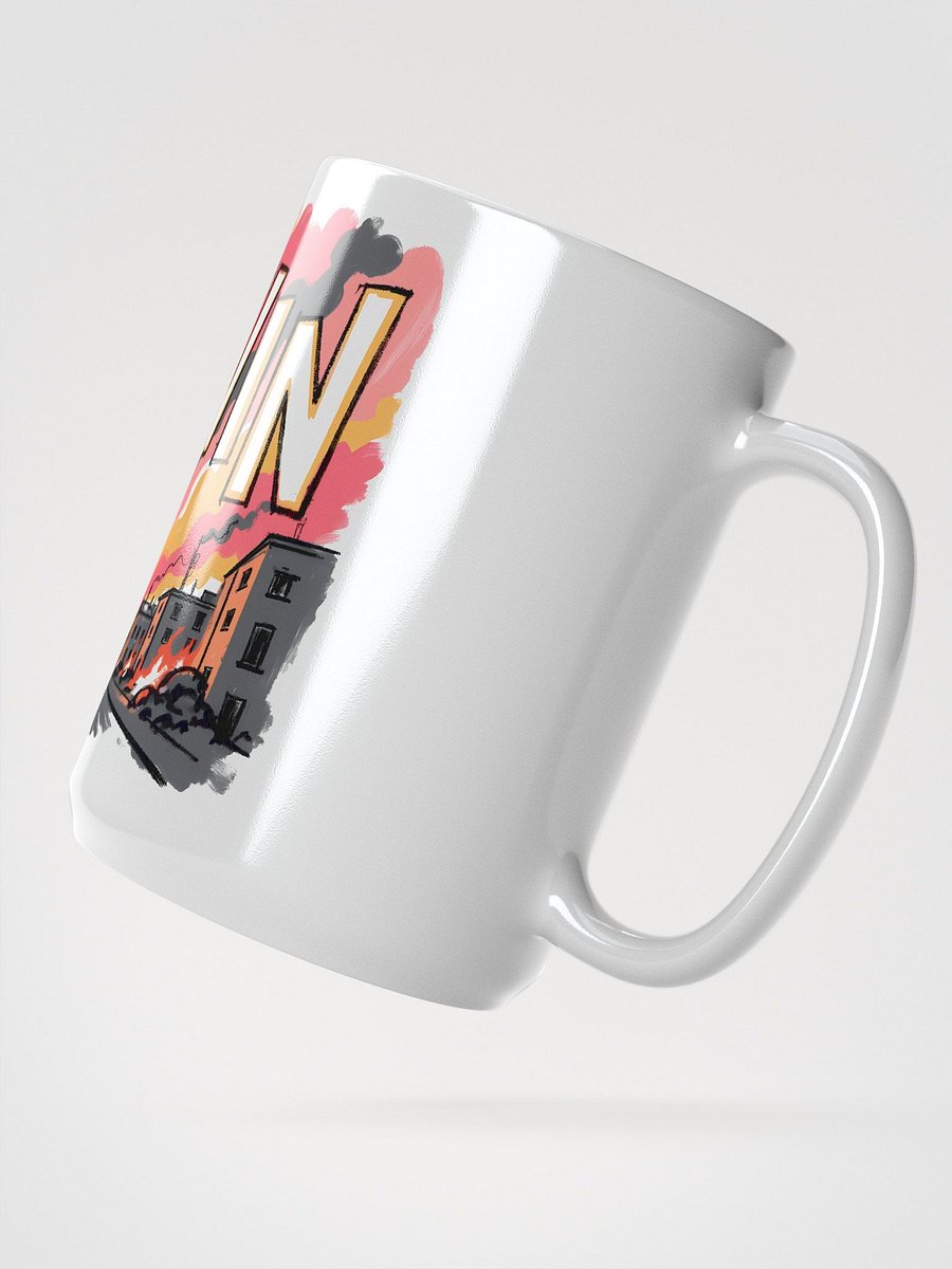 Triumphant Explosion Art Print – Urban Victory Glossy Mug product image (3)