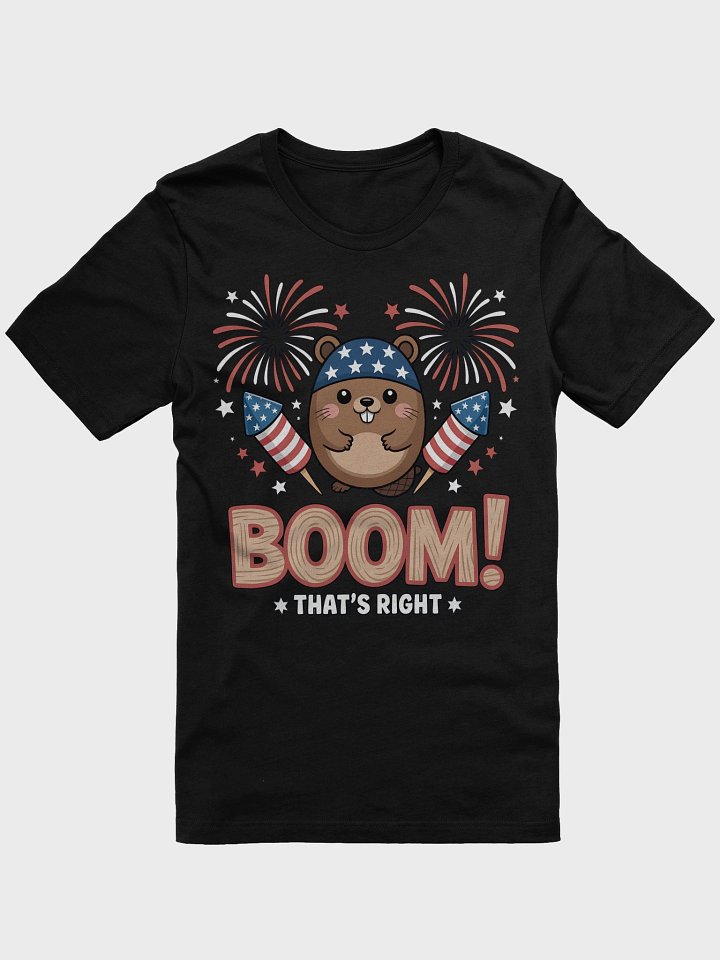 Patriotic Beaver Boom T-Shirt product image (4)