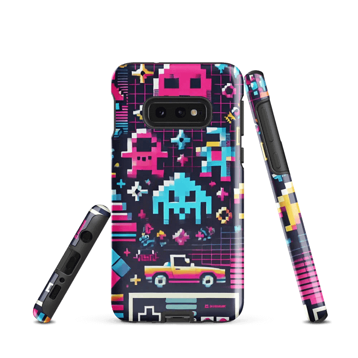 Retro Arcade Samsung Tough Case - 8-Bit Gamer Design product image (2)