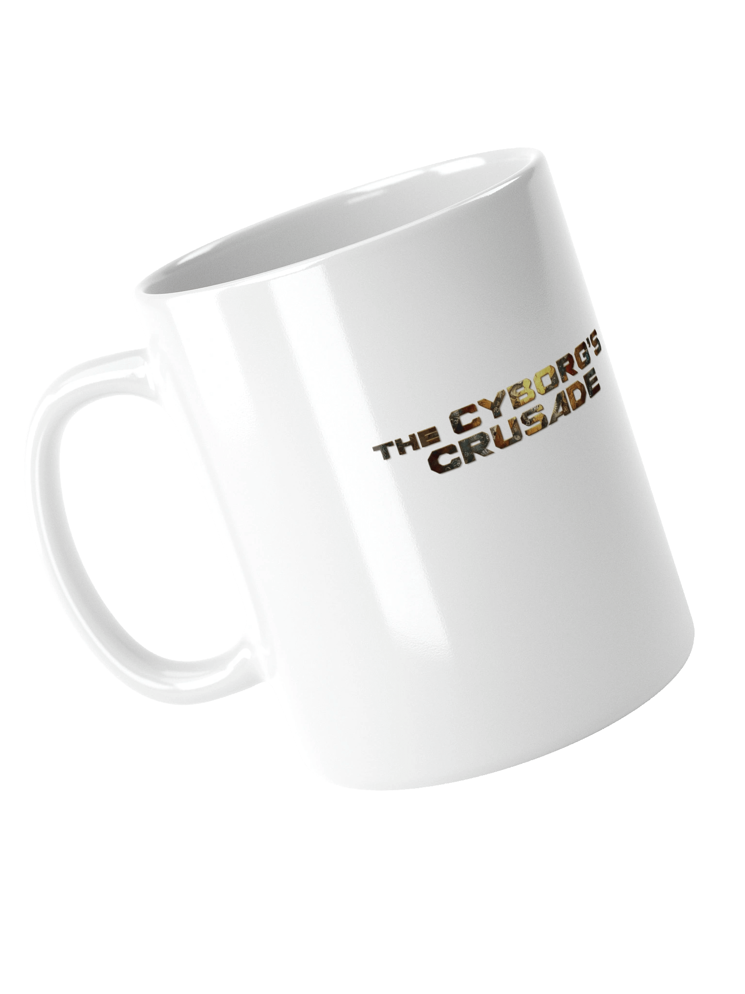 The Cyborg's Crusade Logo White Cup product image (12)