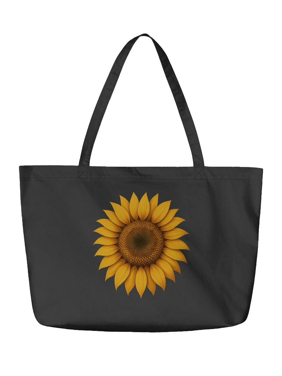 Sunflower Splendor Organic Tote Bag product image (3)
