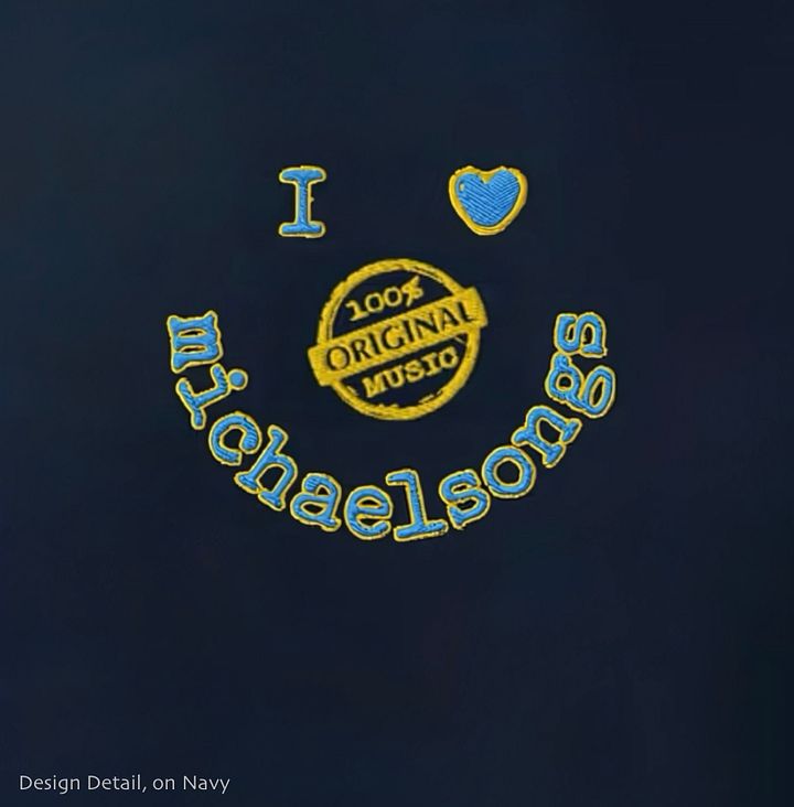 NEW!! organic oversized tee w/embroidered smiley logo product image (2)