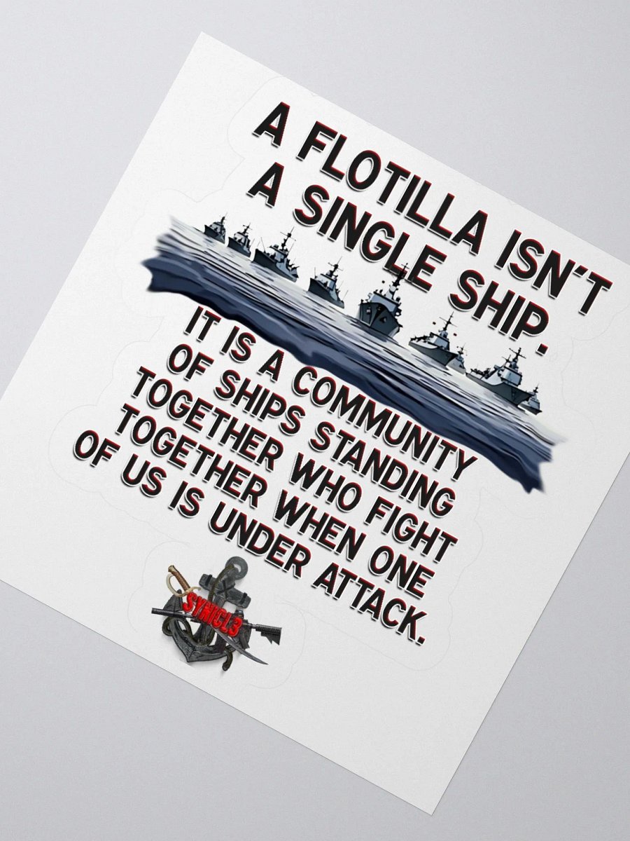 A Flotilla - Sticker product image (7)