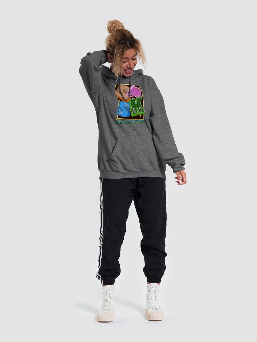 Sask Saskatchewan Block Letter Wheatland Hoodie product image (6)