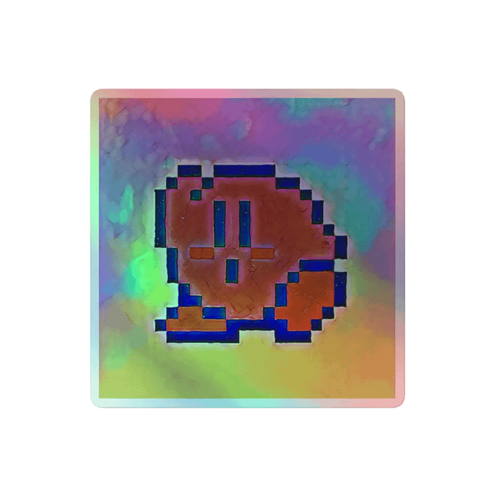 8-bit Kervy Holographic Sticker Set product image (2)