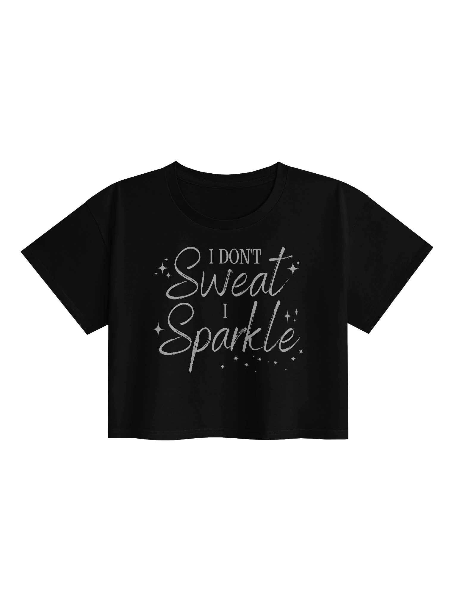I Don't Sweat I Sparkle Crop Top product image (1)