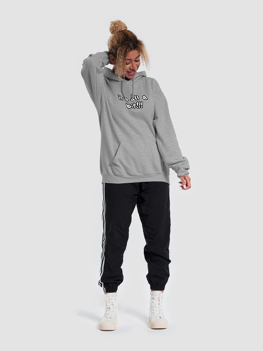 “It’s all a bit!!!” (lined design) classic hoodie product image (5)