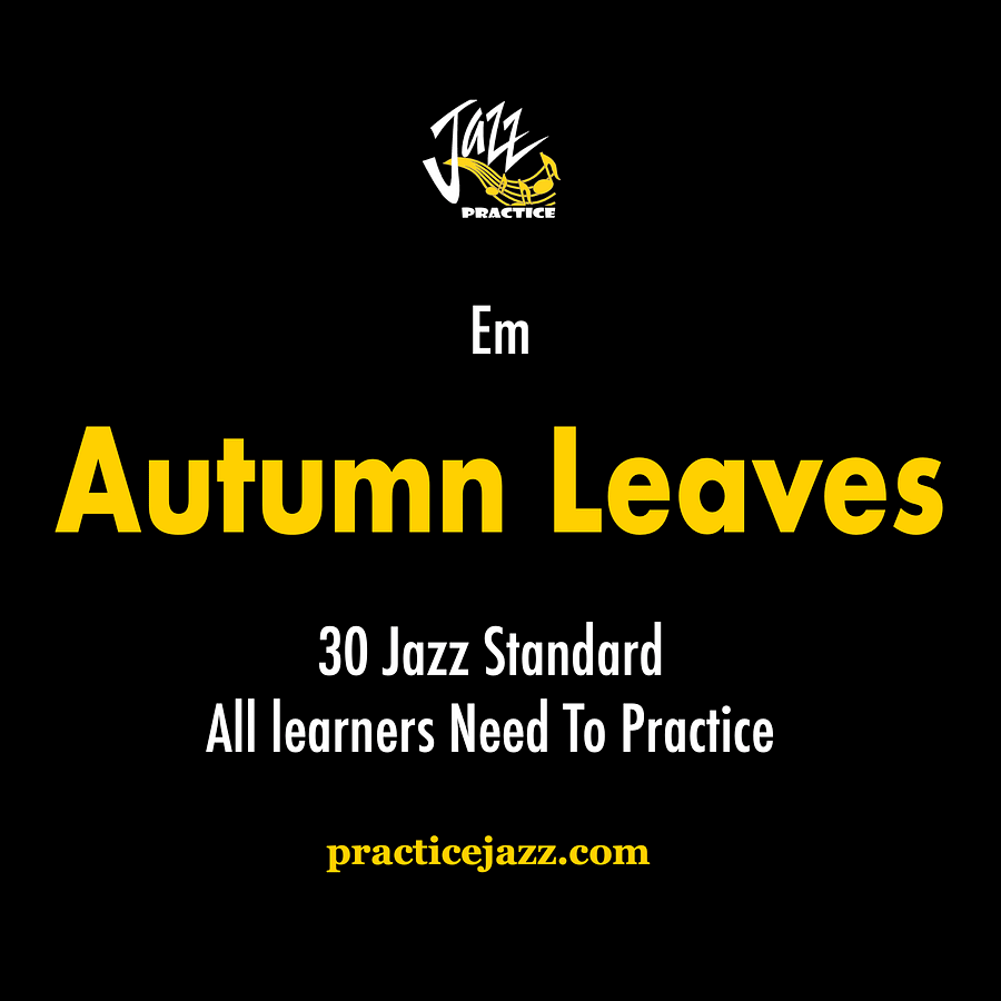 Autumn Leaves (Em) Jazz Guitar Backing Track | Solo & Improv Practice product image (1)
