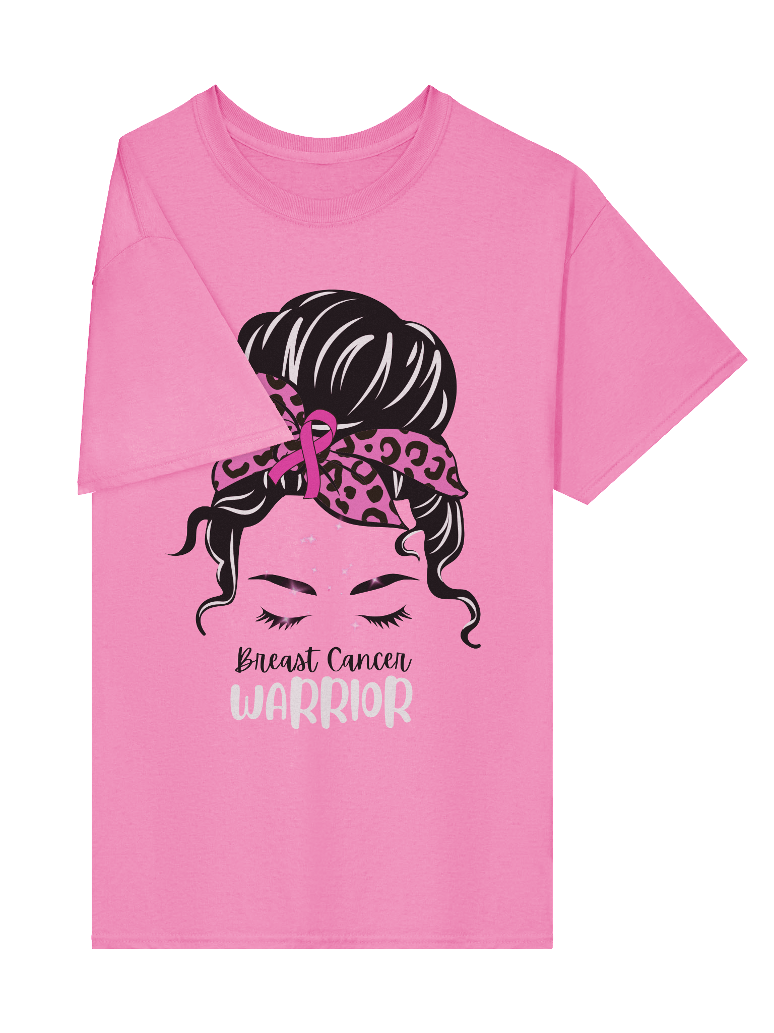 Breast Cancer Warrior T-Shirt – Pink Ribbon Awareness Tee for Strong Women product image (7)