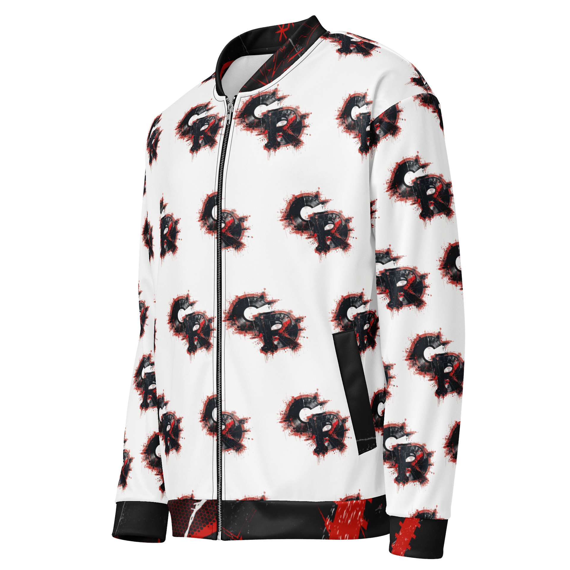 Contusion Records Logo All-Over Bomber Jacket product image (3)