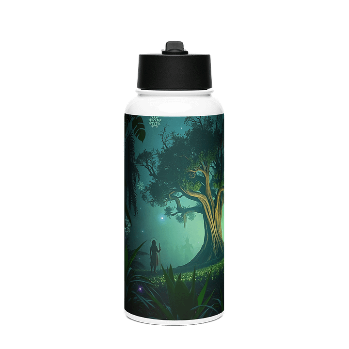 Whispers of the Ancient Grove | Fantasy Forest Water Bottle product image (1)
