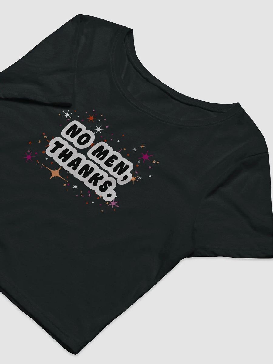 No men, Thanks. Cropped tee product image (3)