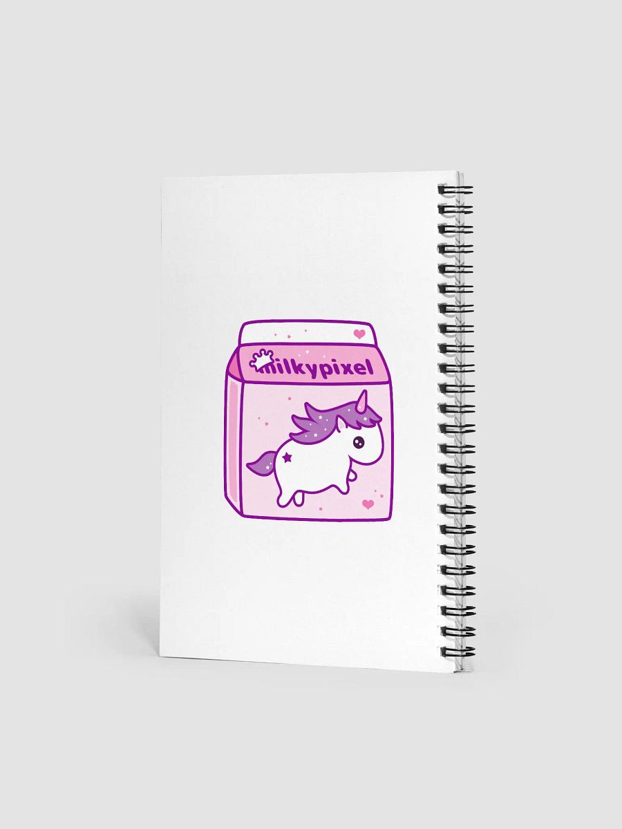 Milky Pixel Logo Spiral Notebook product image (2)