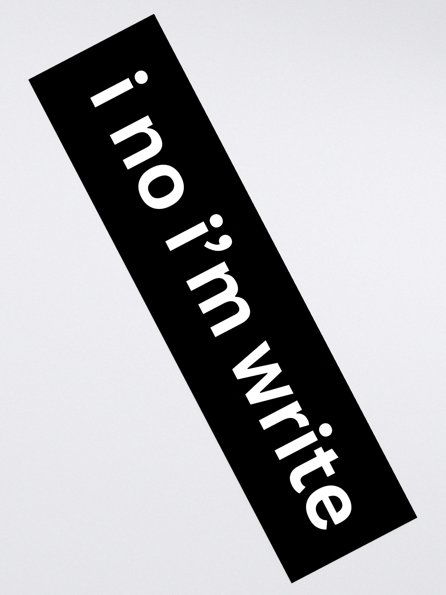 i no i'm write sticker product image (2)