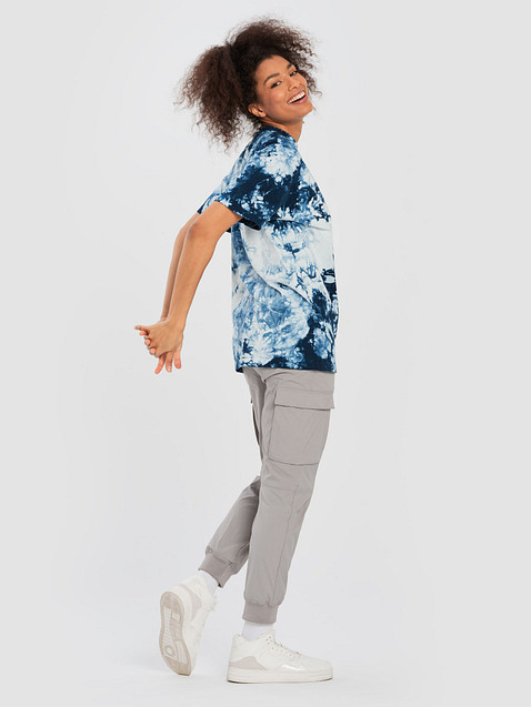 Photo showing Shaka Wear Oversized Tie-Dye T-Shirt