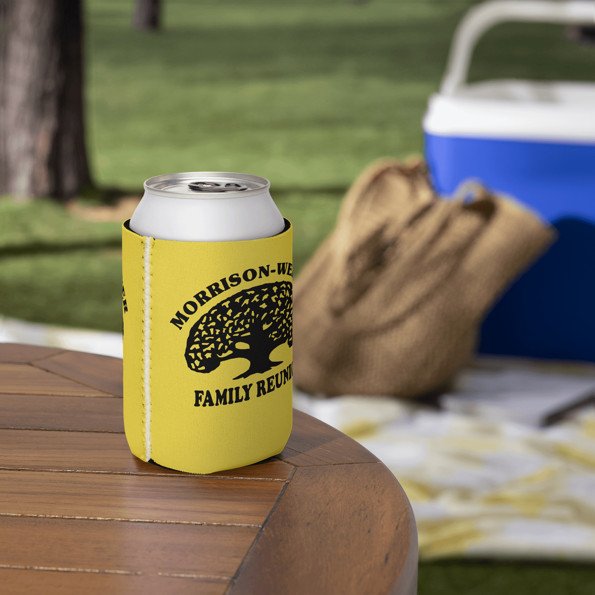 "Morrison-Werner Family Tree" Can Coozie (Yellow) product image (5)