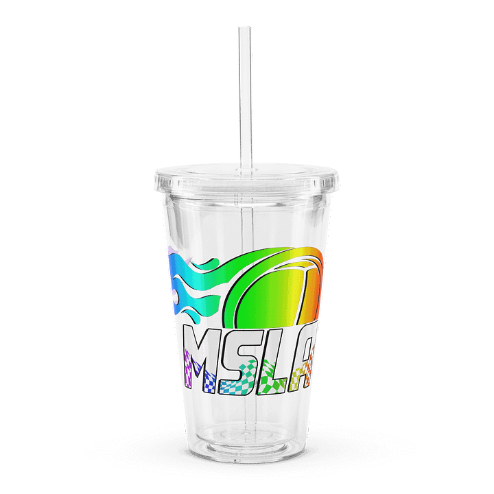 MSLA Pride - Double Wall Clear Plastic Tumbler product image (2)