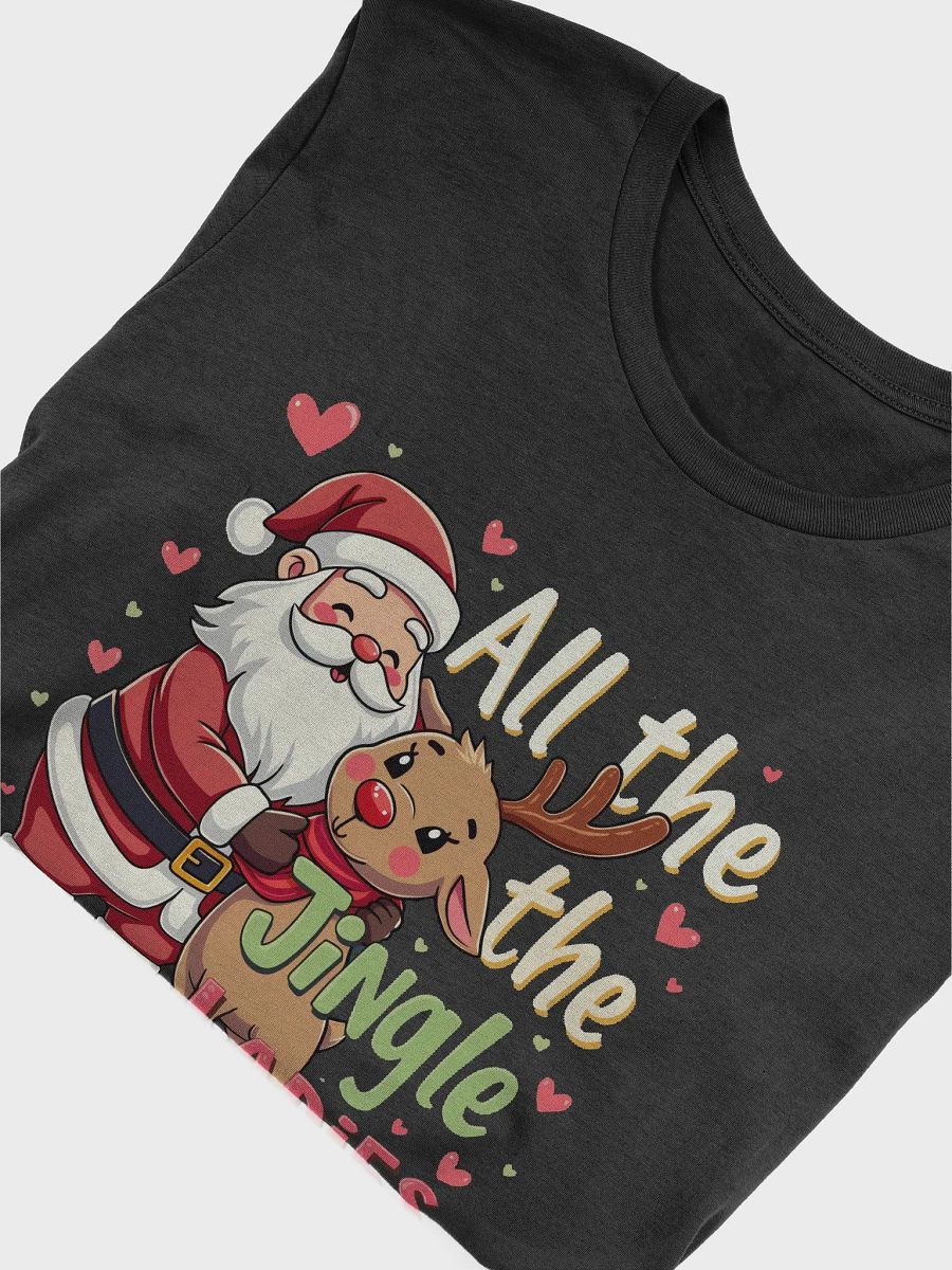 Jingle Ladies Santa & Reindeer Tee product image (6)
