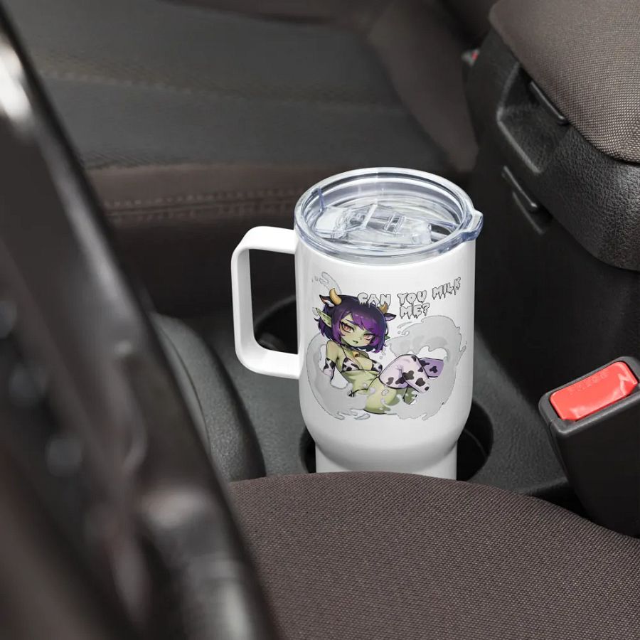 Moo-velous goblin girl Travel Mug with Handle product image (8)