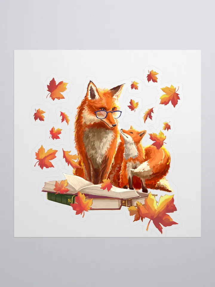 Fall Fox Family Stickers product image (1)