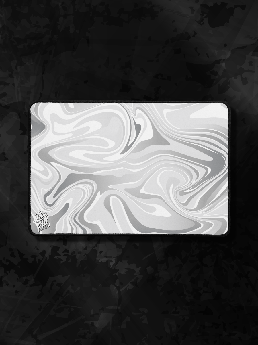 L2A White Silver Deskmat product image (1)