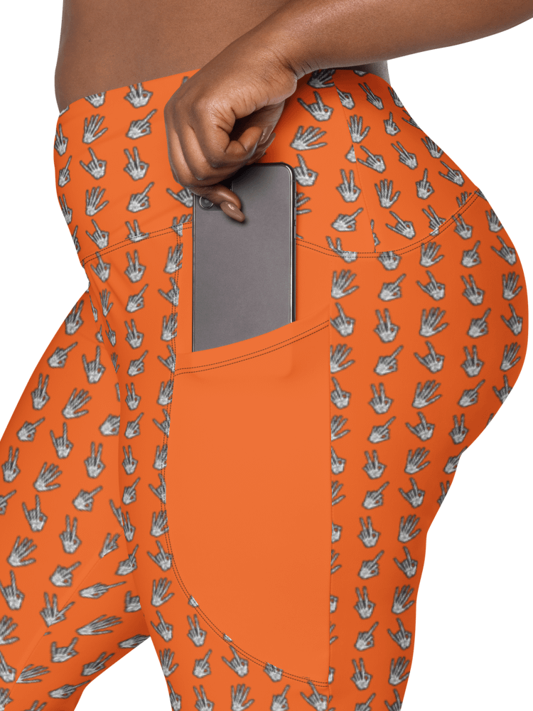 Bone Zone pattern pocket leggings product image (1)