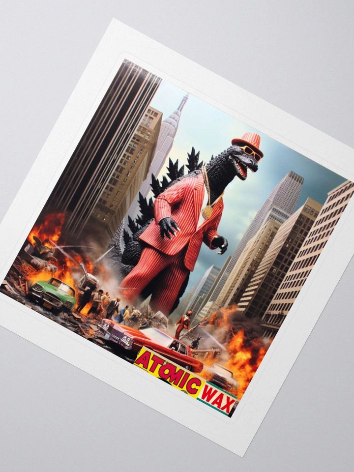 Pimpzilla Vs. Wall Street Sticker product image (5)