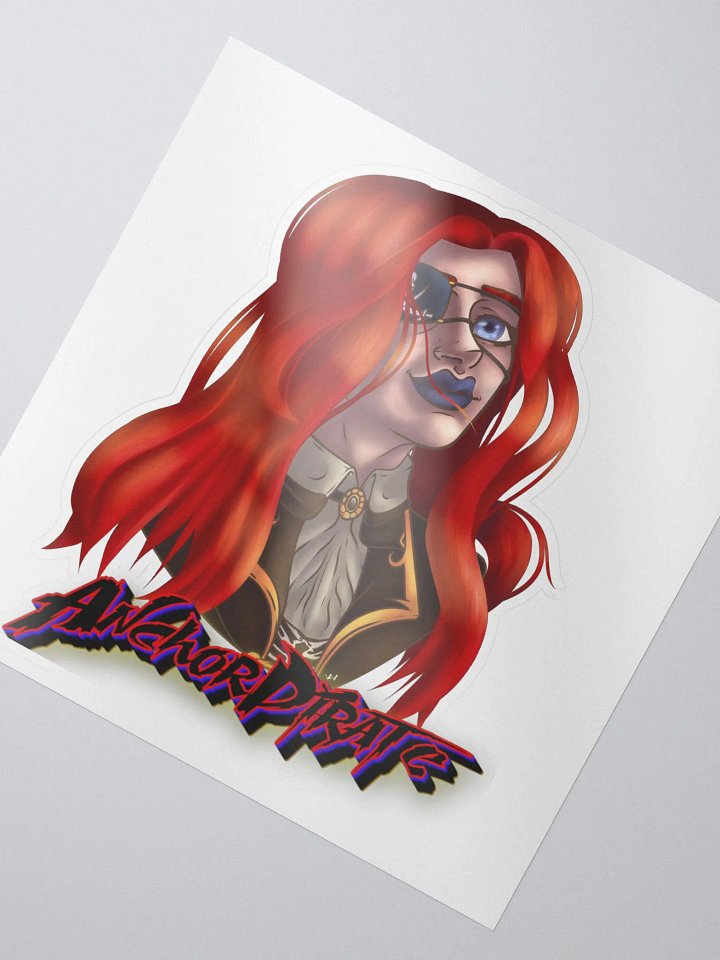 Anchor pirate logo sticker product image (2)