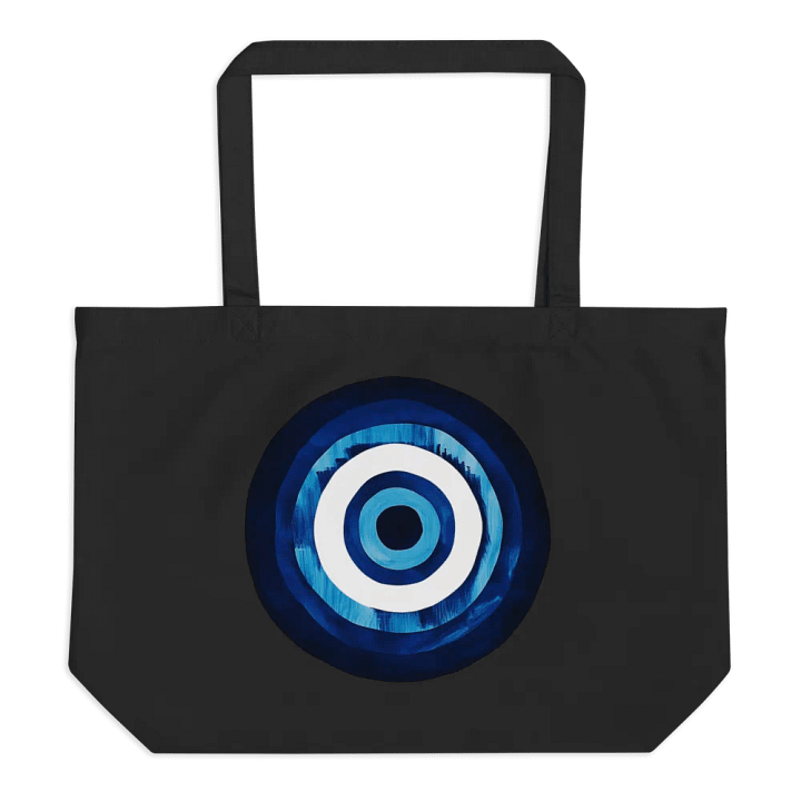 Blue Mati Organic Cotton Tote in Black – Protection & Style in One product image (2)