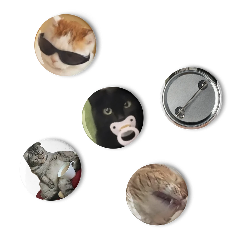 Set of Pin Buttons: Meme Cats 27 product image (6)