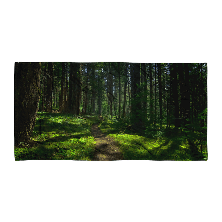 Lower Dungeness Trail Timber sun lighting Sublimated Towel product image (1)