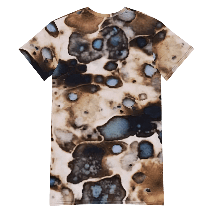 Funky Watercolor T Shirt Dress product image (2)