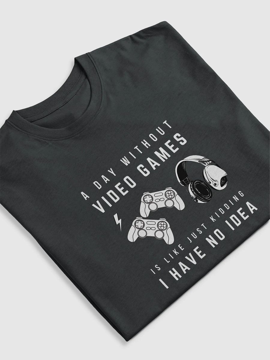 A day Without Video Games Cotton Heritage Men's Premium Heavyweight Tee product image (5)
