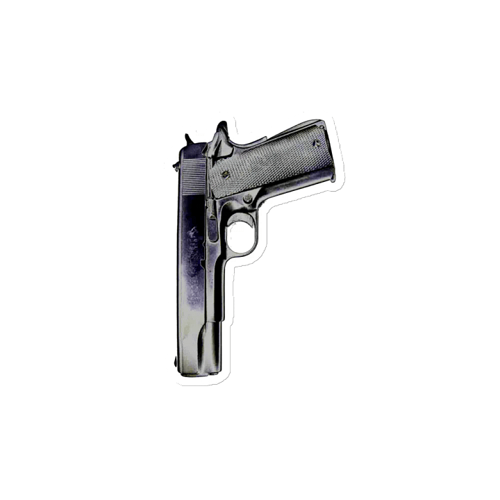 Semi-Automatic Pistol | Die-Cut Magnets product image (2)