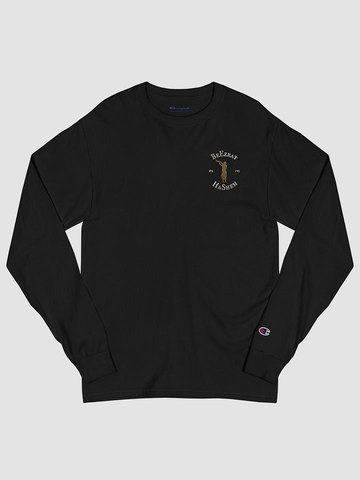 BeEzrat HaShem, Inc Champion black Long Sleeve Shirt product image (2)