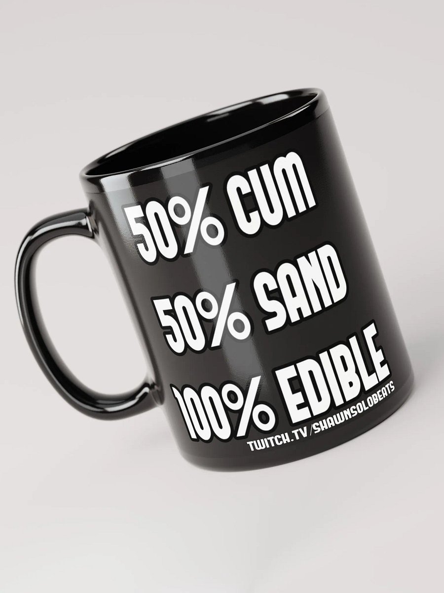 Cum Sand Black Glossy Mug product image (3)
