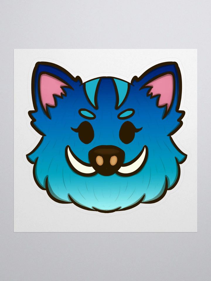 6-Month Boar Badge Sticker product image (1)