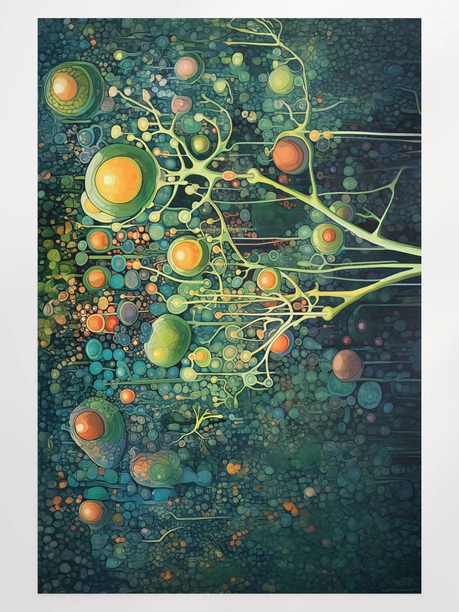 Bubble Forest Poster Print product image (1)